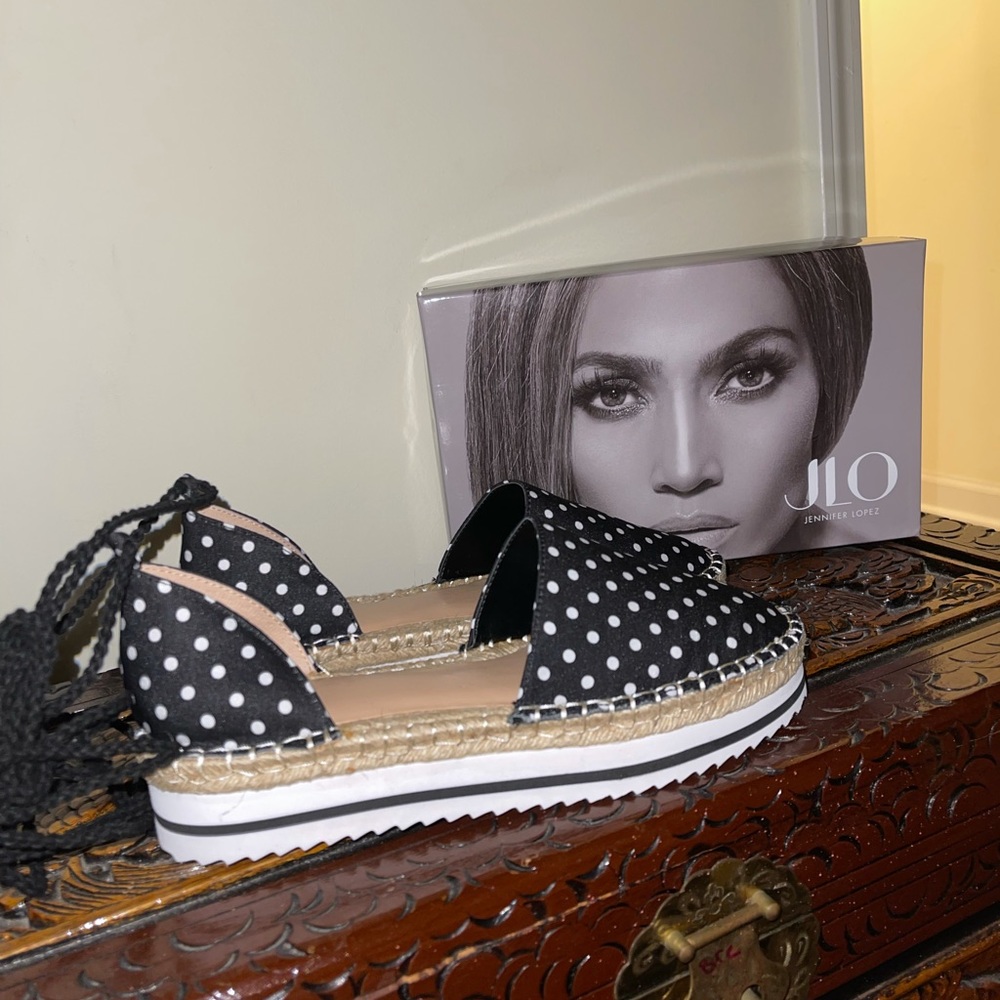 JLO Black / White Larenn / espadrilles